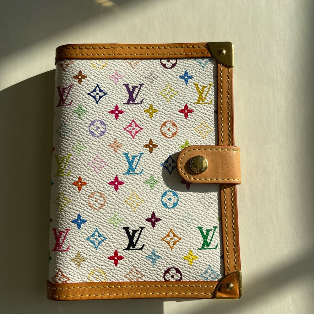 *Authentic* Louis Vuitton Agenda/Planner A6 MultiColor White